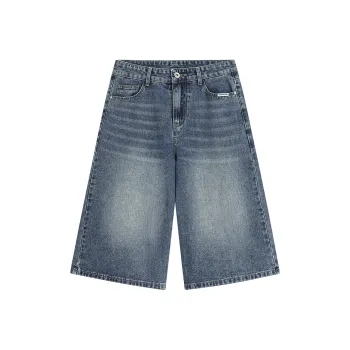 RICE NINE TEN Denim Shorts Unisex
