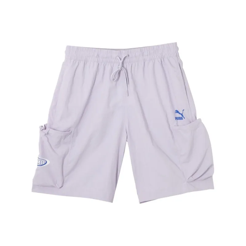 PUMA CLASSICS Casual Shorts Men Light Purple-0