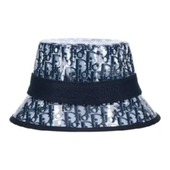 DIOR Polyurethane Bucket Hats Women's Blue