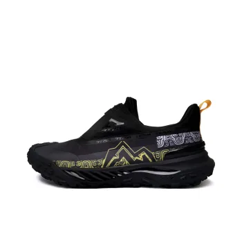 TEPOR Running Shoes Men Low Top Black/White/Apricot