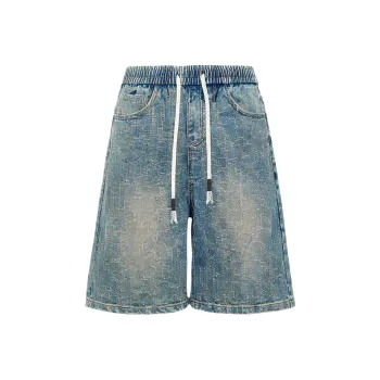 AYEA Denim Shorts Unisex Vintage Blue