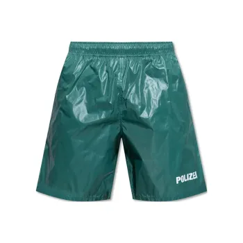 Vetements Polizei Logo Swim Shorts