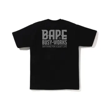A BATHING APE Reflector Equipment Center Logo Tee