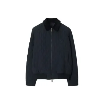 Burberry Zip Up Quilted Jacket