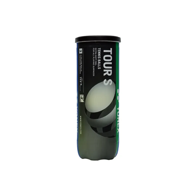 YONEX TOUR S Tennis Balls Nylon, Polyester, Wool Training Ball Yellow-1