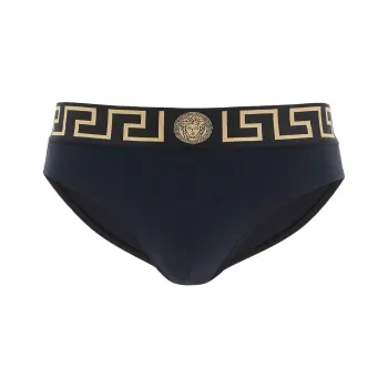VERSACE COLLECTION Greca Border Stretched Swim Shorts
