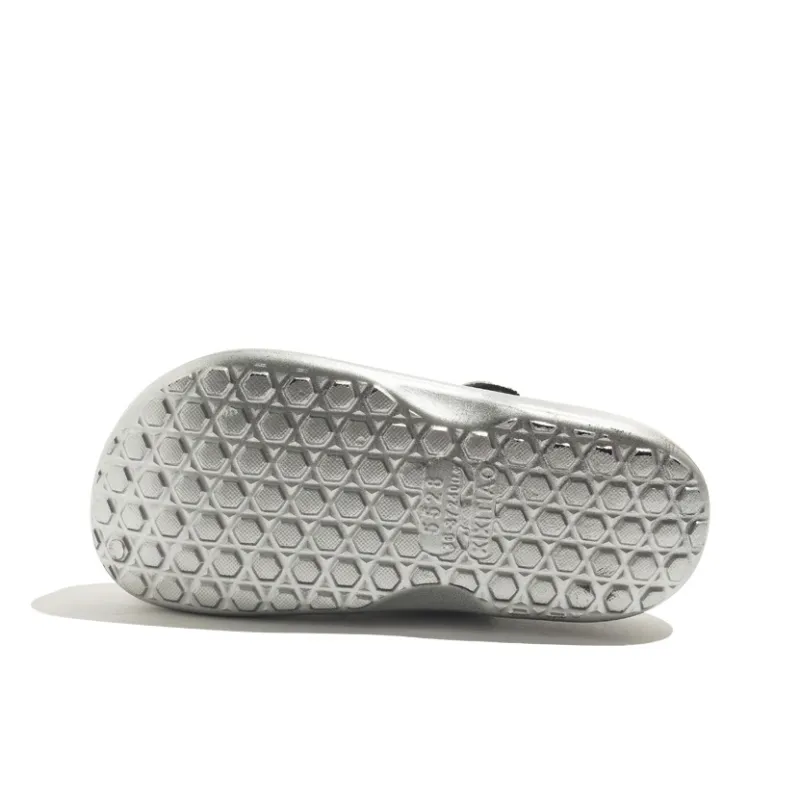 BEIER Clogs Women's Black Silver-4