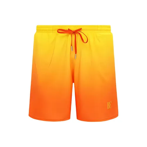 BALNEAIRE Beach Shorts Men's Fruit Granules Orange