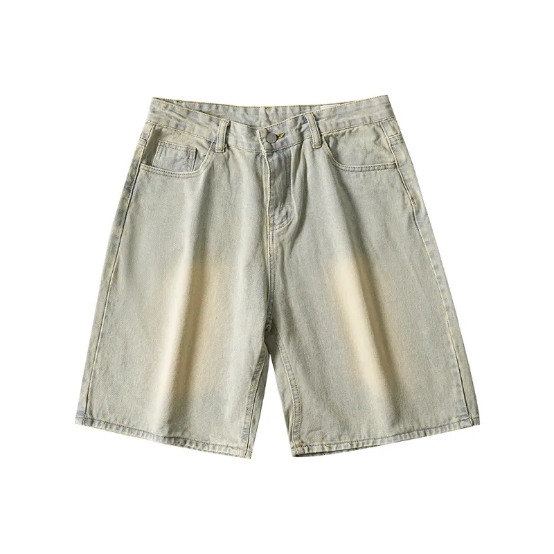 AMBER LIGHT Denim Shorts Unisex-4