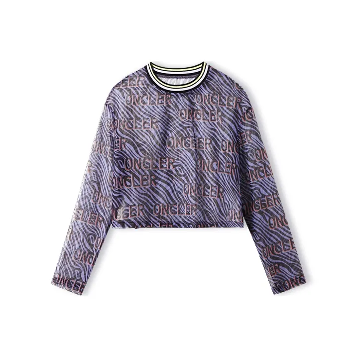MITUAN Long-Sleeved T-Shirt Women's Purple-0