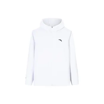 Anta Variety Training Collection Breathable Quick Dry UV Protection Sun Protection Clothing Men's Pure White