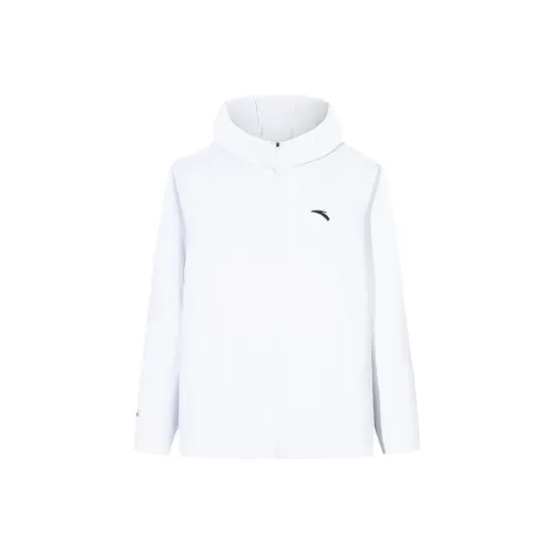 Anta Variety Training Collection Breathable Quick Dry UV Protection Sun Protection Clothing Men's Pure White