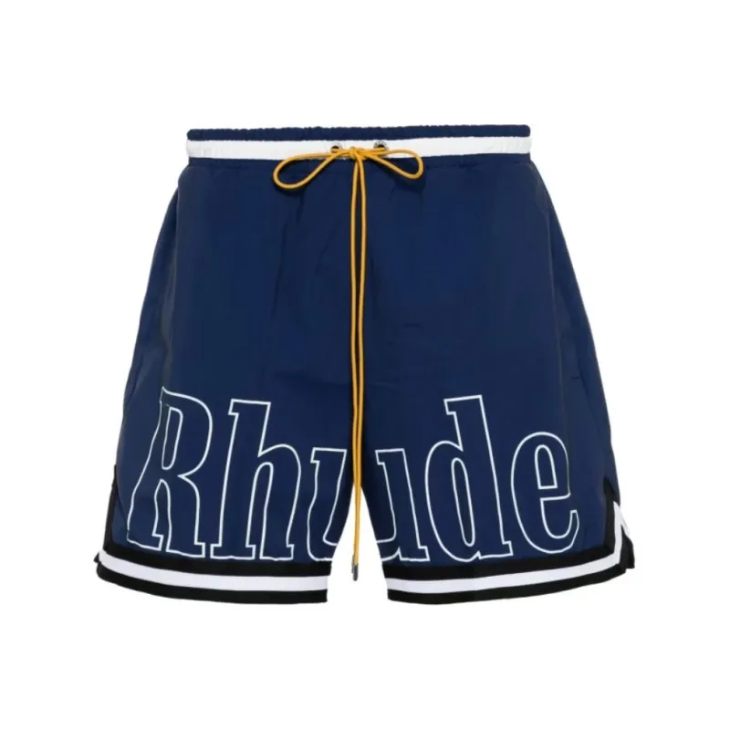 RHUDE Basketball Swim Trunks-0