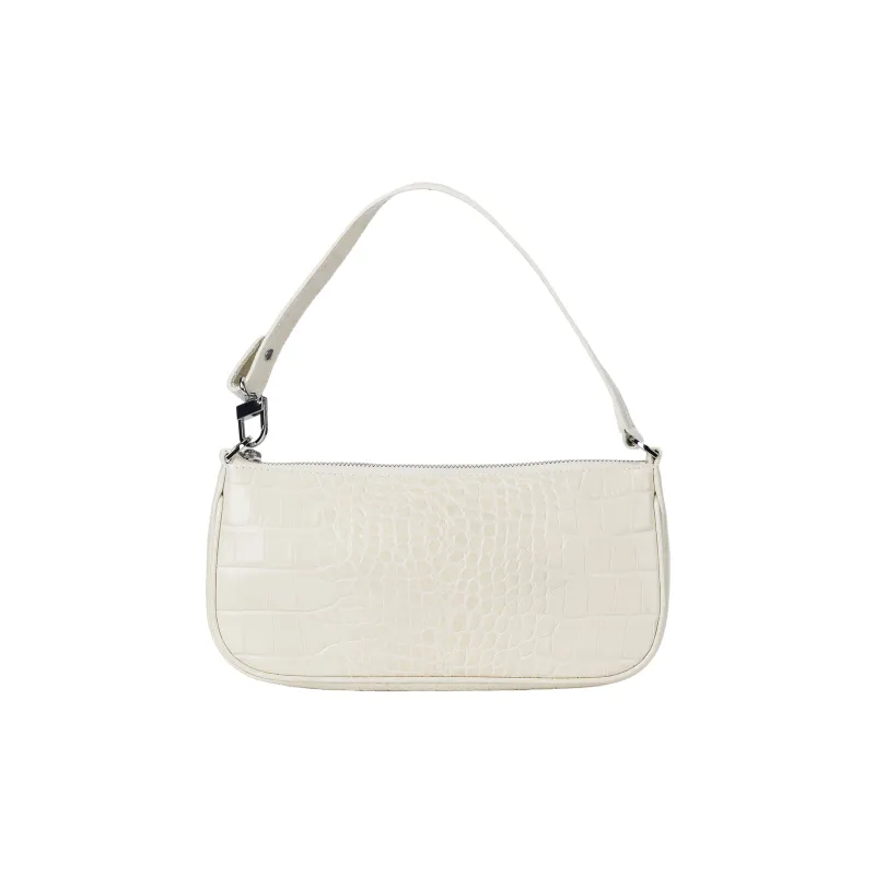 By Far Rachel Cow Leather Shoulder Bag Baguette Bag Shoulder Bag Handbag Regular Women's Cream White-3