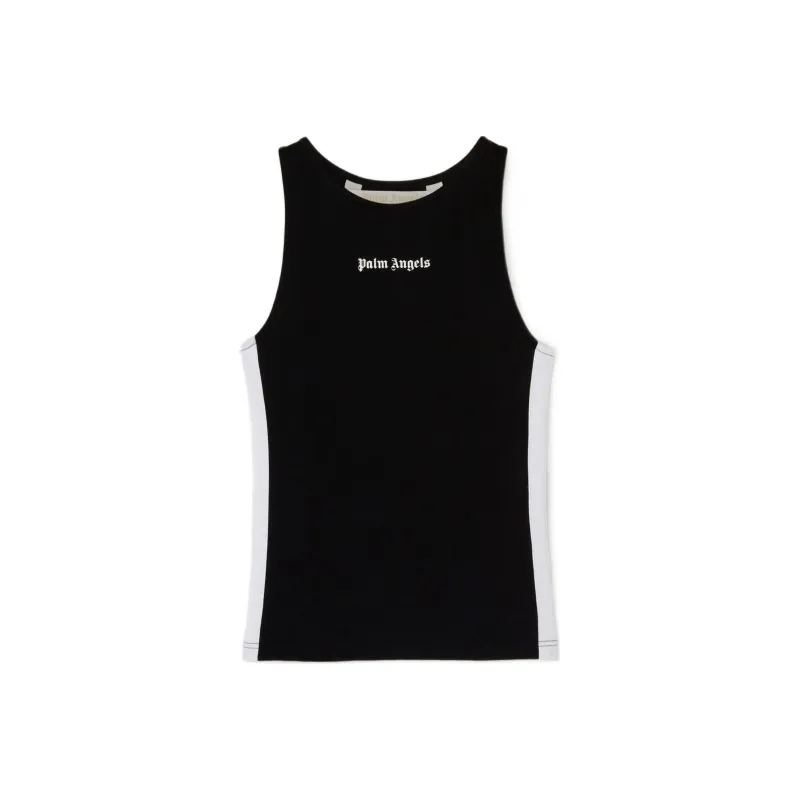 PALM ANGELS Logo-print Tank Top-0