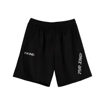 P.R IND Casual Shorts Unisex Black