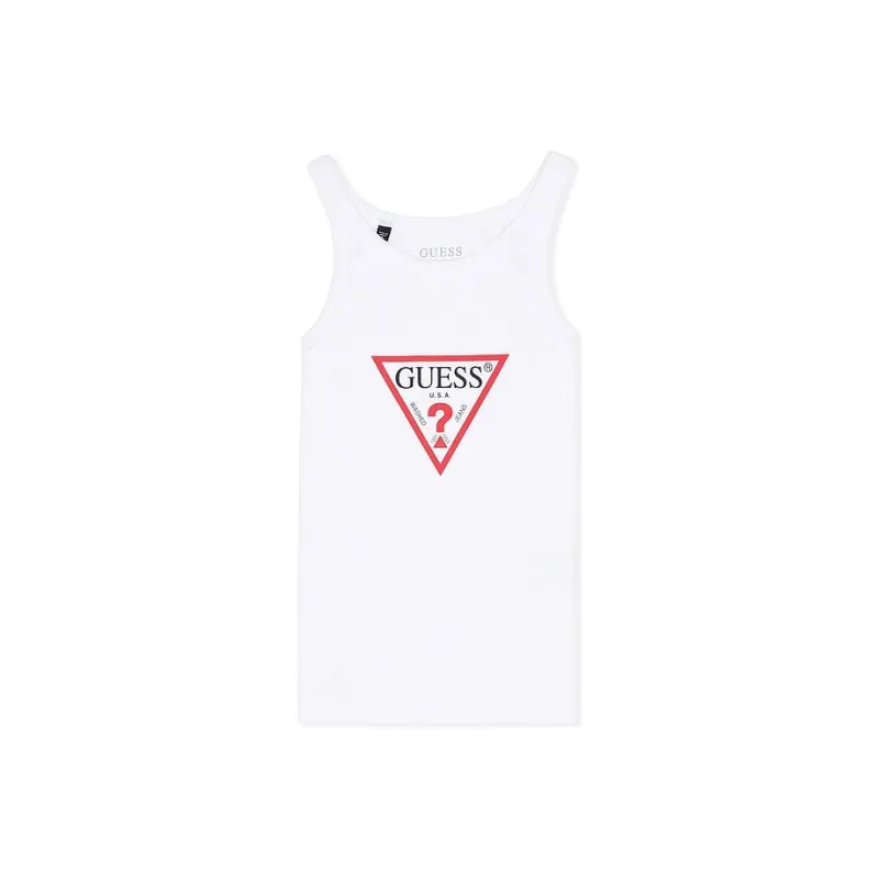 GUESS Tank Tops Women's White-0