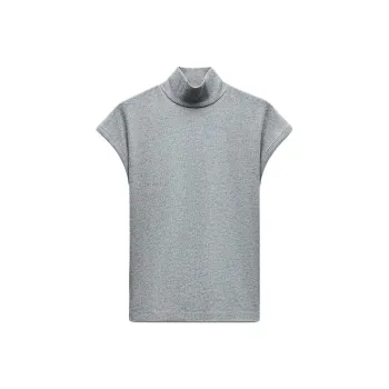 ZARA T-Shirts Women's Mud Gray