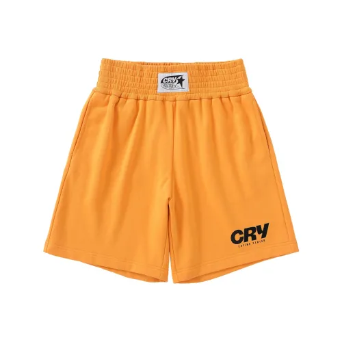 Crying Center Casual Shorts Unisex Orange