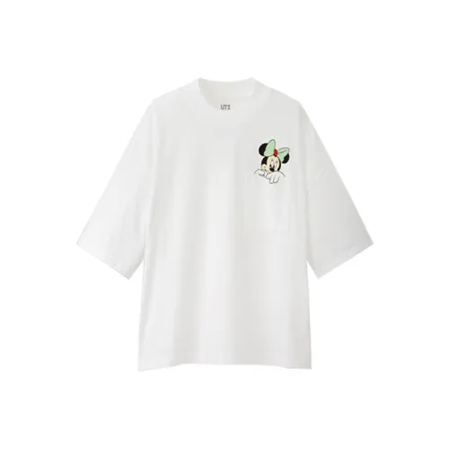 UNIQLO x AMBUSH Mickey Mouse X Keith Haring Co branded Series T Shirt Women's White