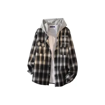 FAX FOR FMACM Shirt Unisex Black White Plaid
