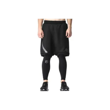 NORVINCY Sports Breathable Air Layer Casual Shorts Unisex Black