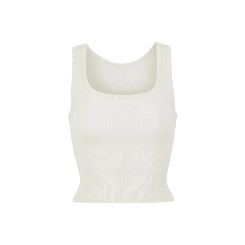 SKIMS Tank Top Women's Bone White-0