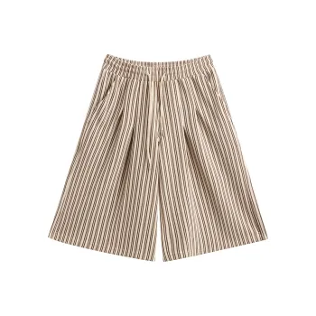 JHYQ Casual Shorts Unisex Light Coffee