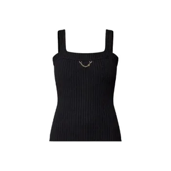 LOUIS VUITTON FW23 Tank Tops Women's Black