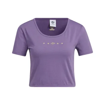 Adidas Originals Crop Tops Women's Tech Purple
