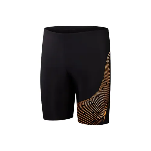 Speedo Swimming Shorts Men's Black/Citrus Peel Yellow