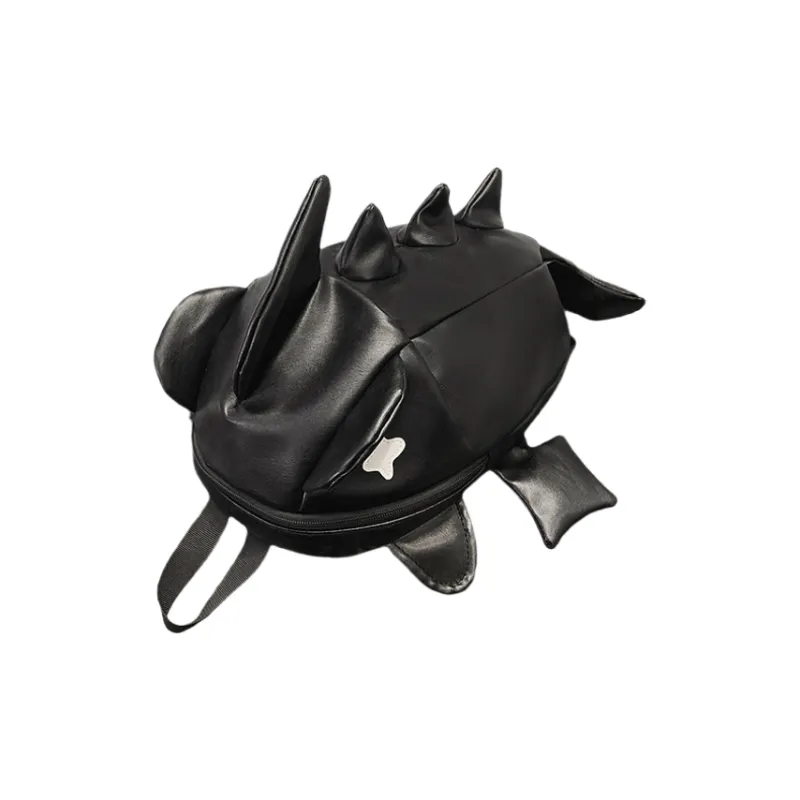 URBAN FOREST PU Backpack Unisex Black/White-0