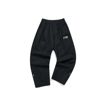 FILA FUSION ARIES Collaboration Collection Knitted Sports Pants Unisex Pitch Black