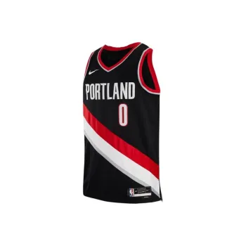 Nike Basketball Jerseys 22 23 Season Portland Trail Blazers Lillard 0 Size Men's Black