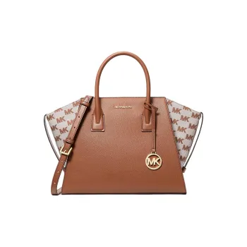 MICHAEL KORS Avril Leather One Shoulder Handbag Tubas Women's Brown