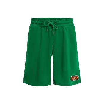 GUESS Side Logo Shorts Casual Shorts Men's Green