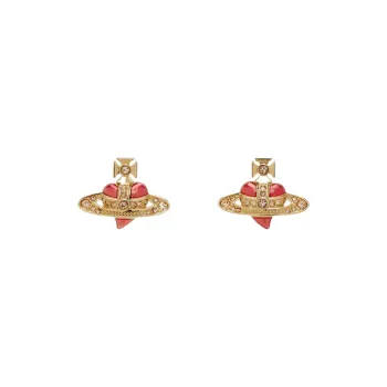 Vivienne Westwood Brass Stud Earrings Women's Gold