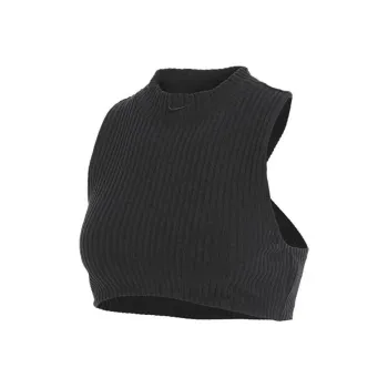 Nike Mock neck Ribbed Crop Top