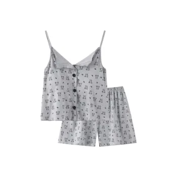 Top Melon Pajama Set Women's Image Color