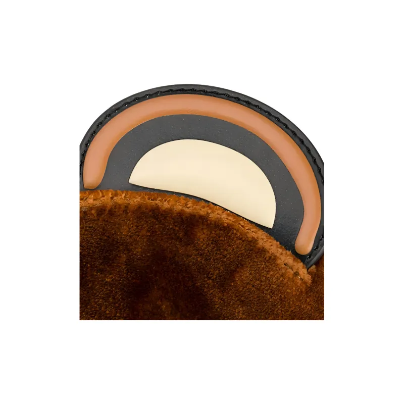 MOSCHINO PU Polyurethane Clutch Coin Purse Medium Size Women's Brown-2