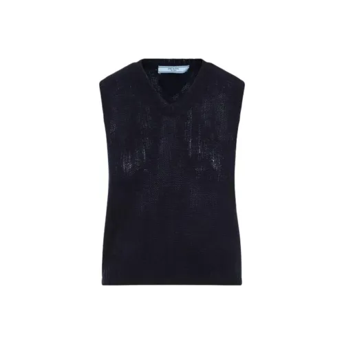PRADA V Neck Knitted Vest