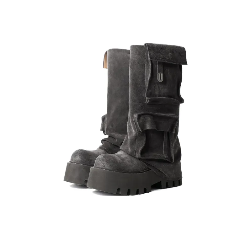 NUTTINESS Ankle Boots Women's Brown/Gray-5