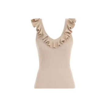 Zimmermann Devi Ruffle trim Tank Top