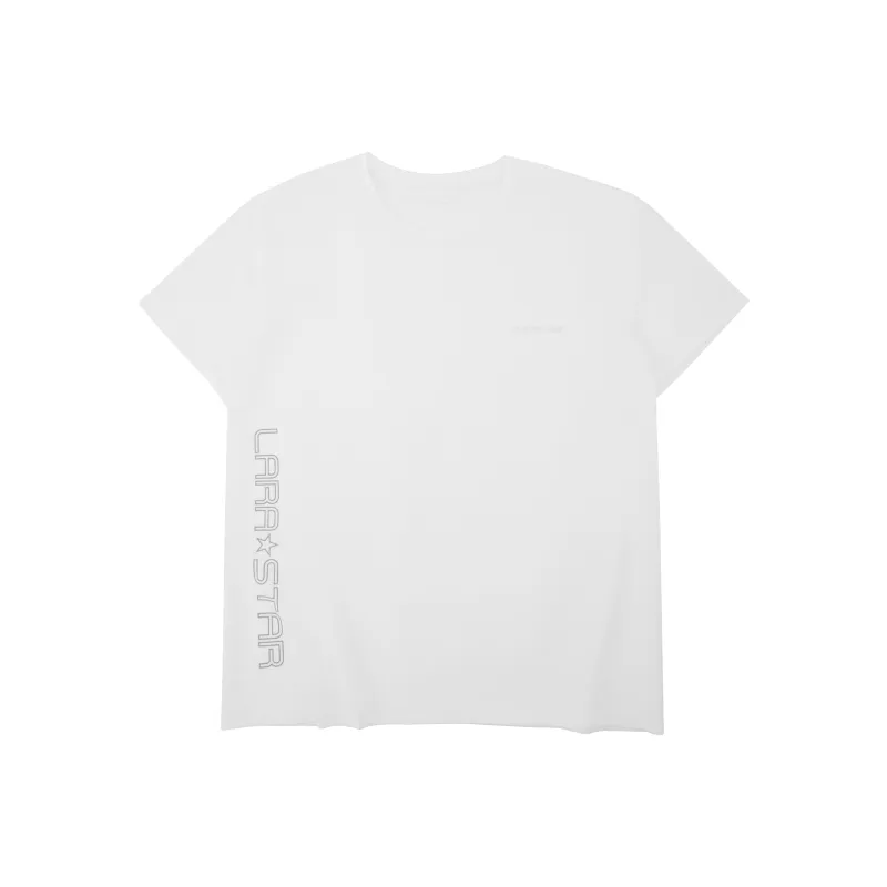 LARA STAR T Shirts Unisex White-0