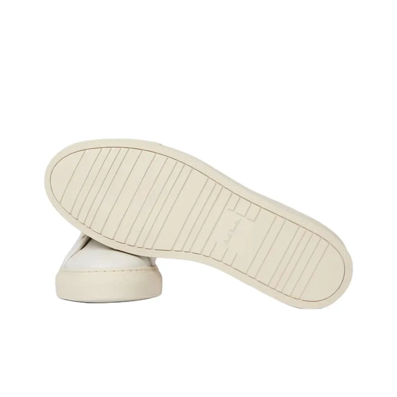 Paul Smith Basso Low Top Skateboard Shoes Men's Ivory-5