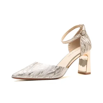 QITUMAUL Chunky Heel High Heels Women's