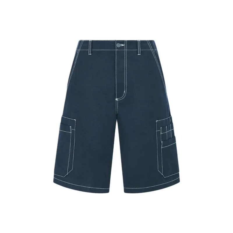 DIOR FW25 Fall Men's Clothing Collection Cargo Shorts Men's Marine Blue-0