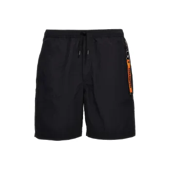 PARAJUMPERS SS24 Beach Shorts Men's Black