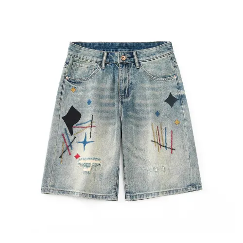 SANTASTIC Denim Shorts Men's Nostalgic Blue