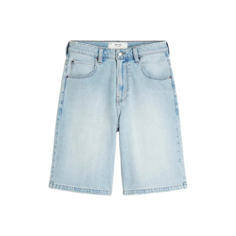 Hollister Denim Shorts Men's Light Blue-0